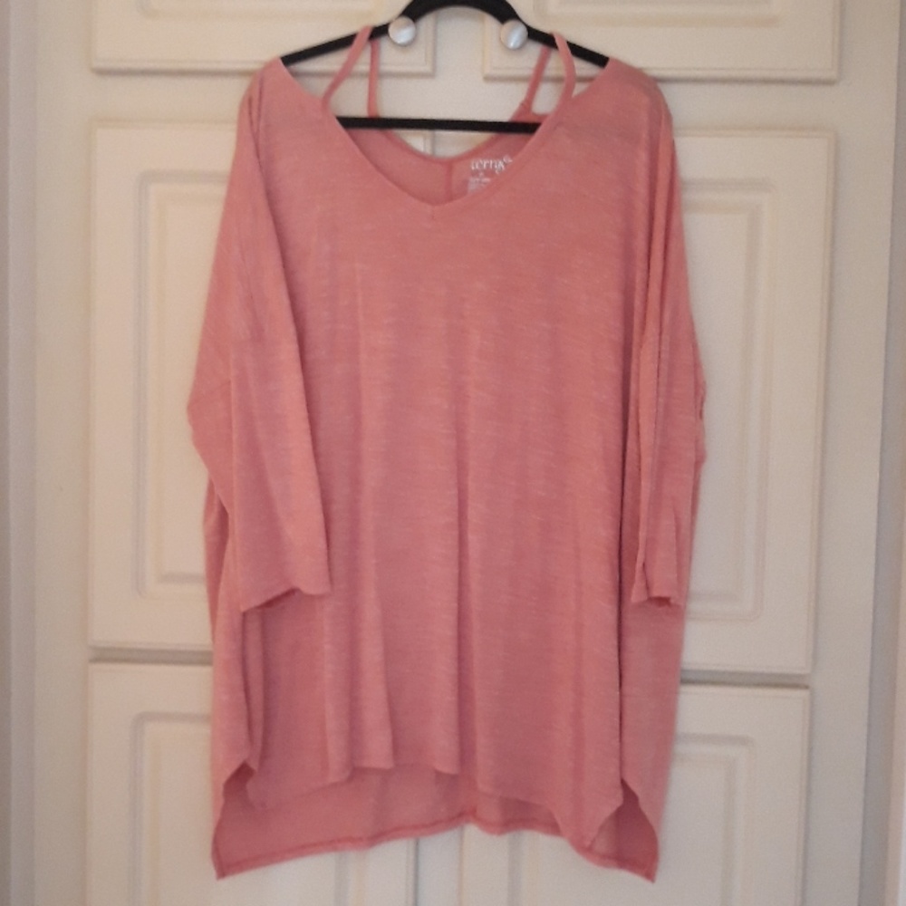 Terra & Sky Top. More melon-colored than pink